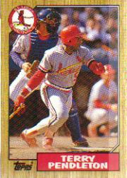 1987 Topps Baseball Cards      008      Terry Pendleton